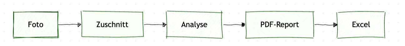 Workflow Diagramm für Spesenverarbeitung